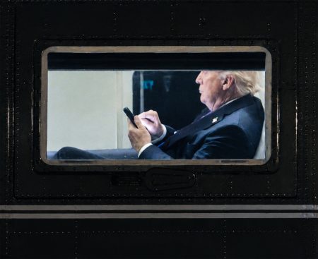 Donald Trump during a speech.