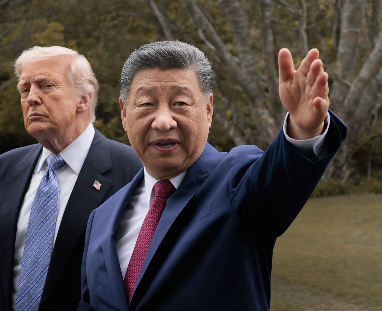 Xi Jinping and Donald Trump sought to project calm in Beijing, but trade, Taiwan and Iran remained unresolved. Photo: Evan Vucci/POOL/AFP/Profimedia
