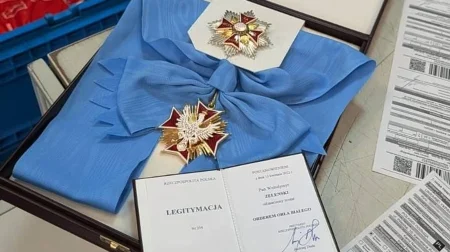 Rad Bieleho orla pred odoslaním cez Nova Poshta.
