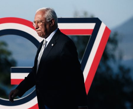 António Costa at the G7 summit in France.
