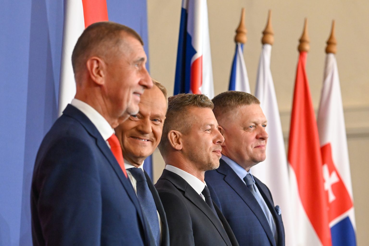 Premiéri krajín V4 na samite v Gödöllő.