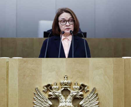 Central Bank of Russia Governor Elvira Nabiullina.