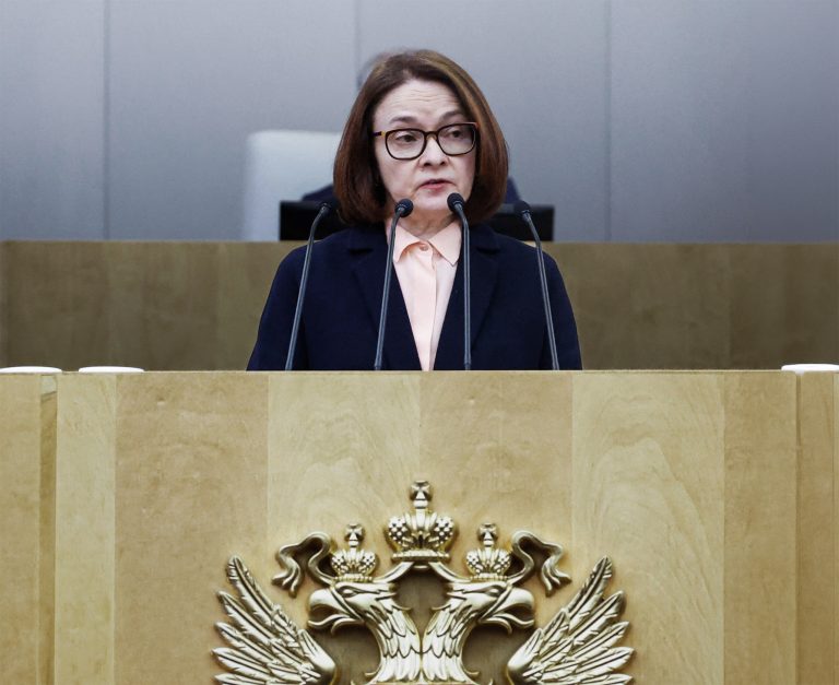 Central Bank of Russia Governor Elvira Nabiullina.