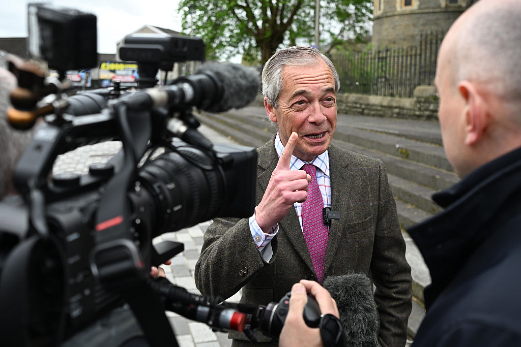 Nigel Farage, Reform Party leader, on GB News.