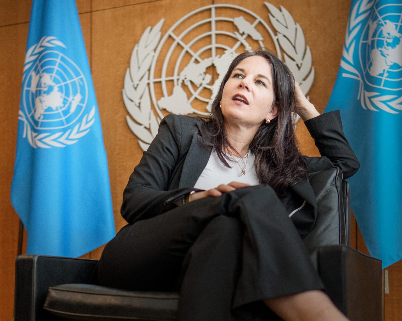 Annalena Baerbock presided over the UN Security Council vote.