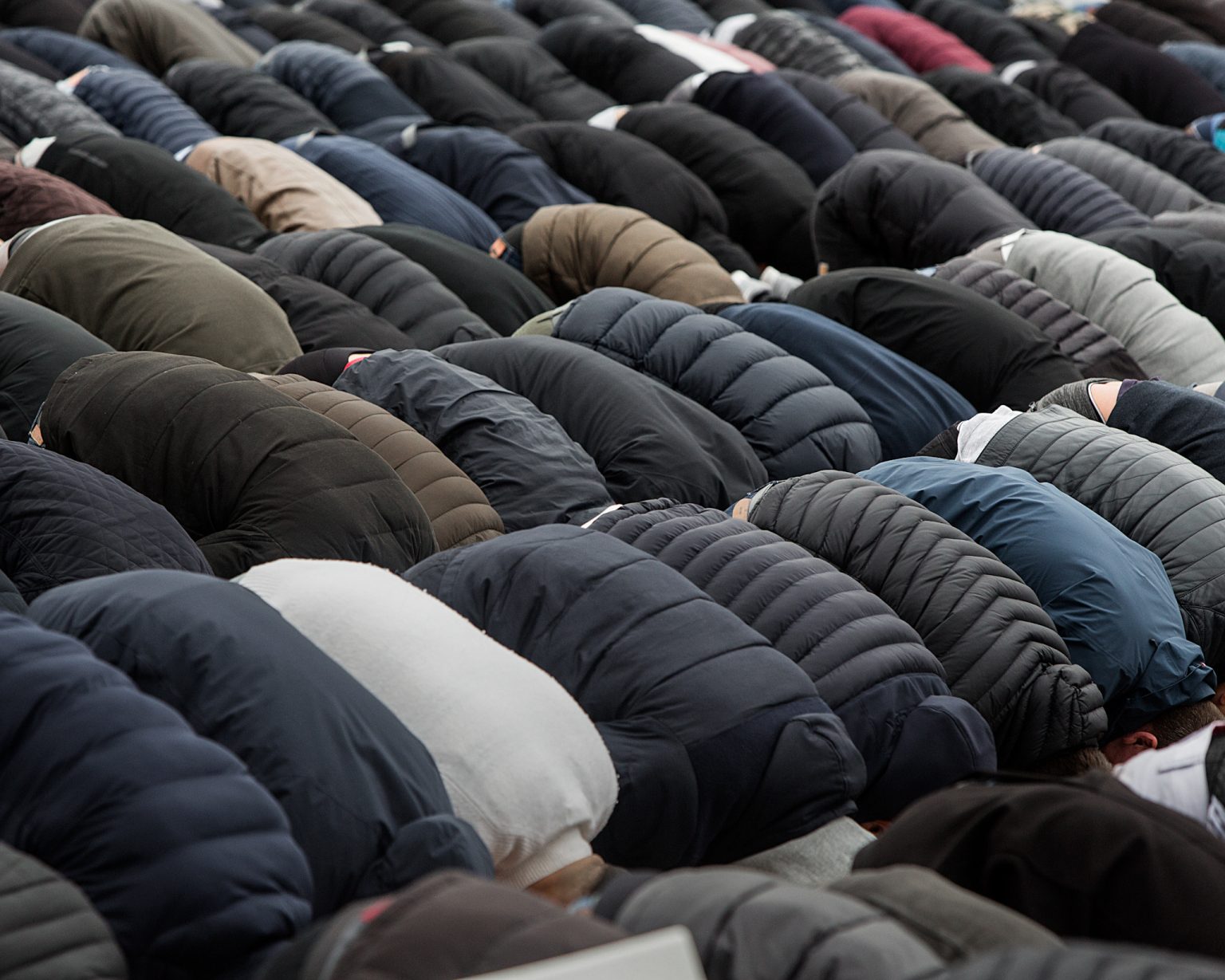 Hizb ut-Tahrir during Friday prayers in Copenhagen.