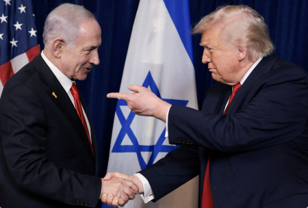 Benjamin Netanyahu and Donald Trump.
