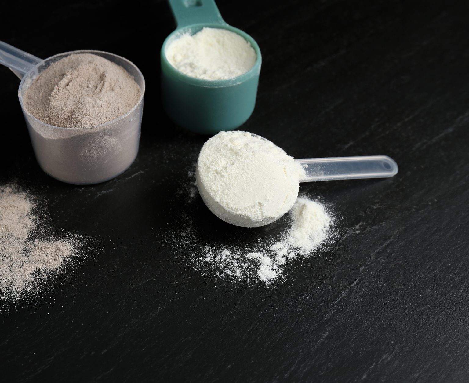 Protein powders.