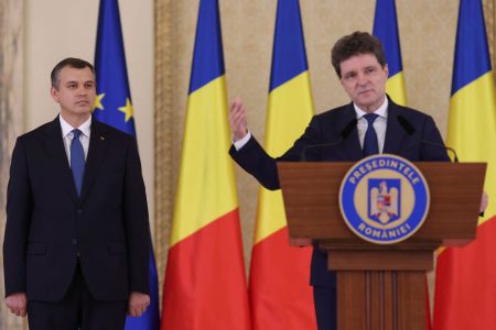 Eugen Tomac and Nicușor Dan.