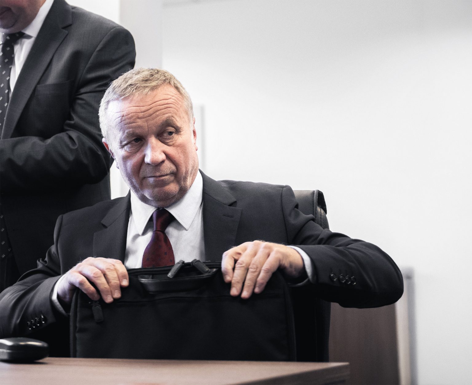 Sudca Juraj K. na pojednávaní na NSS.