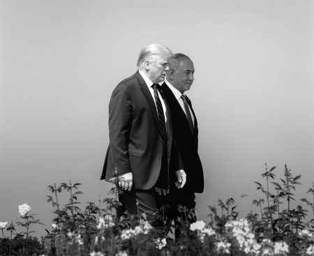 Donald Trump a Benjamin Netanyahu.