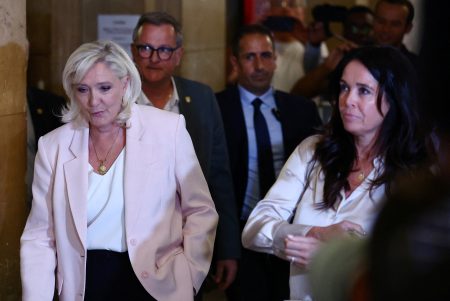 Verdict in Marine Le Pen's appeal trial.