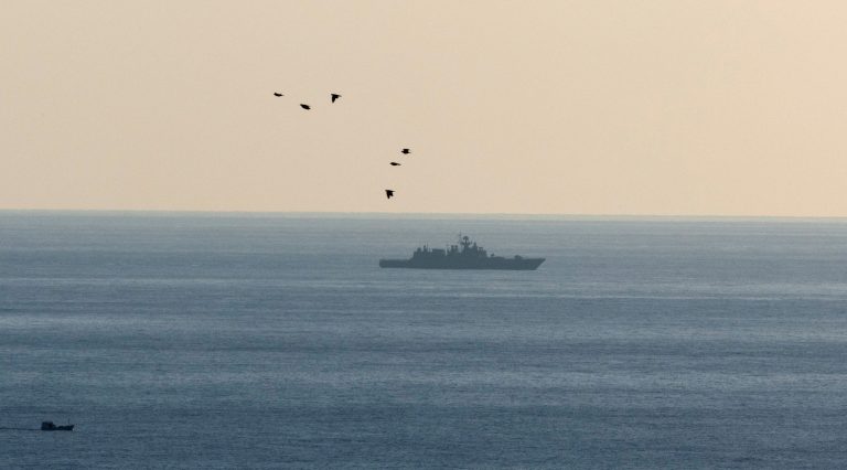 Russian navy in the Black Sea.