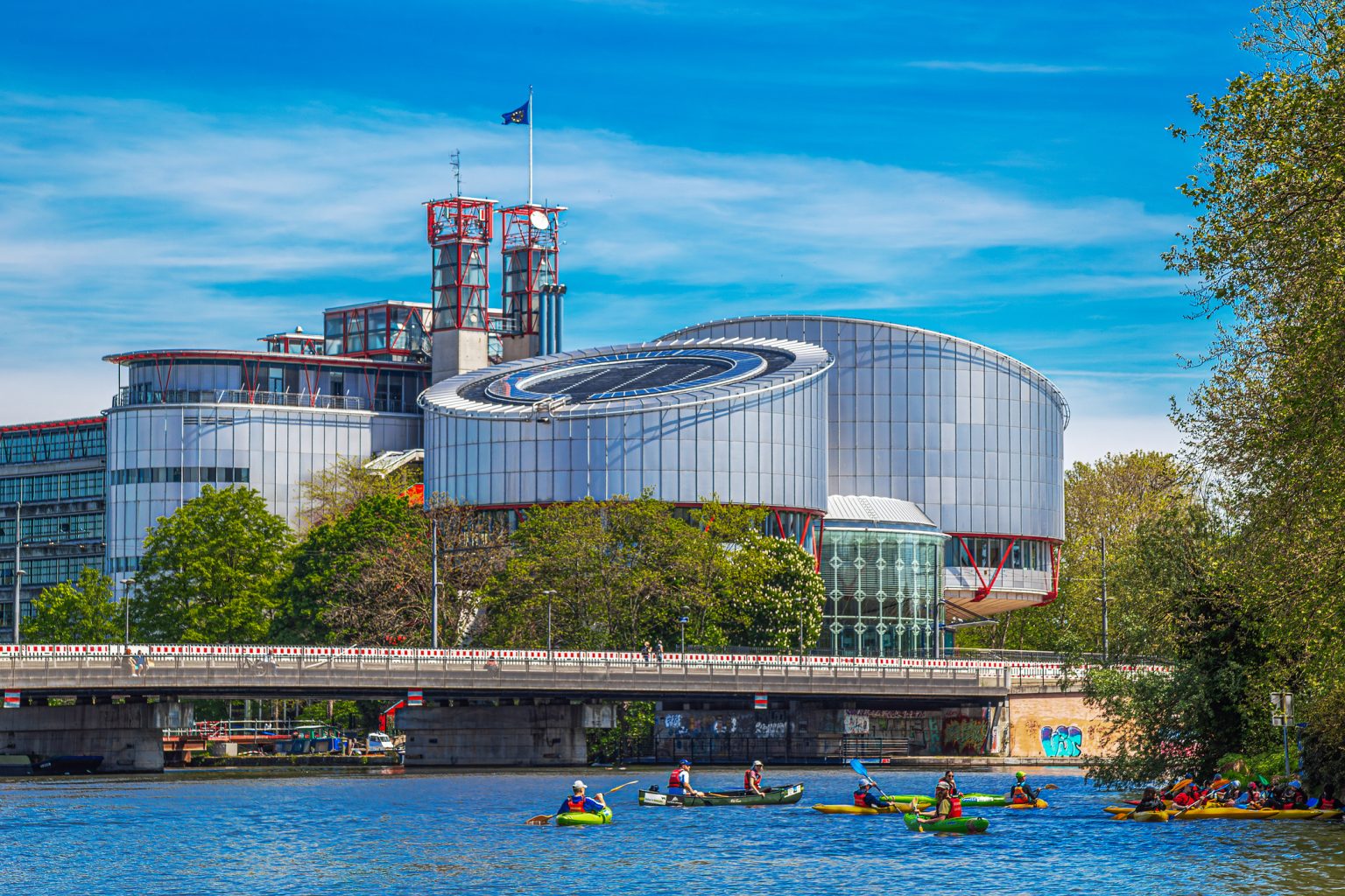 The European Court of Human Rights in Strasbourg.