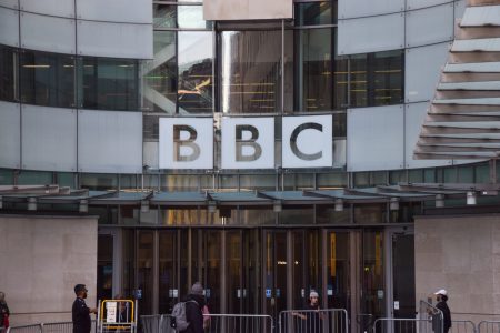 BBC headquarters in London.