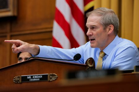 House Judiciary Committee chairman Jim Jordan has extended his scrutiny of platform regulation to Britain’s proposed media rules. Photo: Heather Diehl/Getty Images