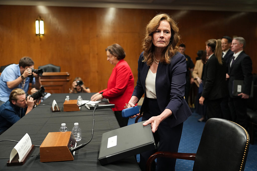 Amy Coney Barrett in the photo.