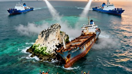 Search for missing persons in the South China Sea.