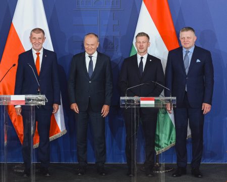 Samit premiérov krajín V4.