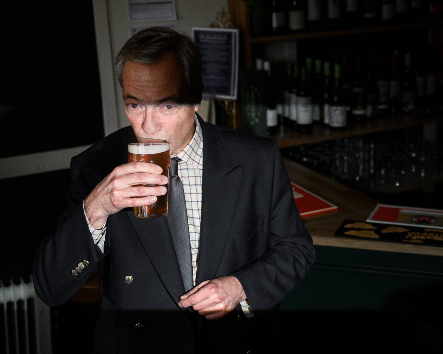 Nigel Farage’s Reform UK is seeking to impose new standards of dress and decorum on its councillors in Staffordshire. Photo: Leon Neal/Getty Images