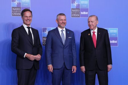 Peter Pellegrini na samite NATO.