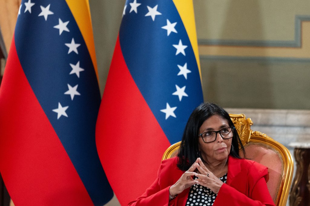 Delcy Rodríguezová. Photo: Todd Heisler/New York Times