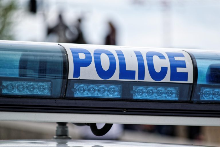 Policajné auto.