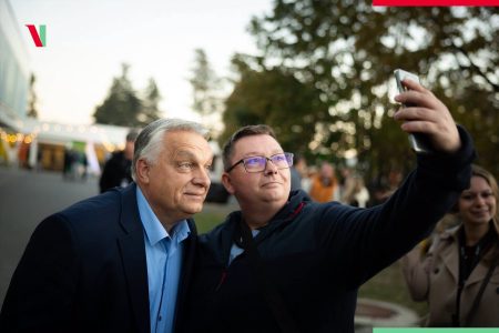 Istvan Szakacs with Viktor Orban.