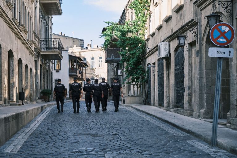Policajti v Grécku.