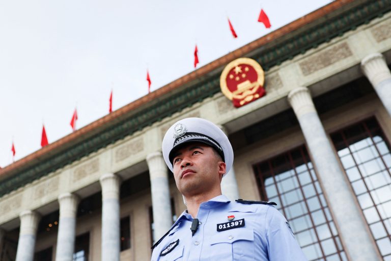 A member of the China police.