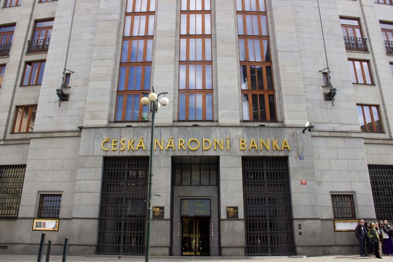 Sídlo Českej národnej banky v Prahe.