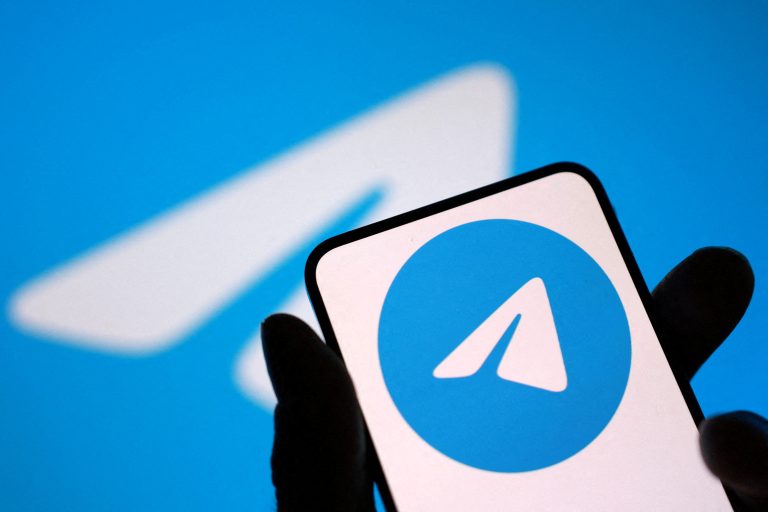 Logo aplikácie Telegram.