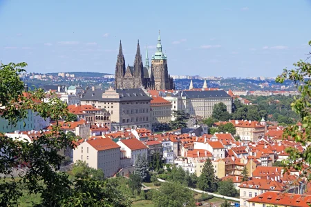 Pohľad na Prahu.