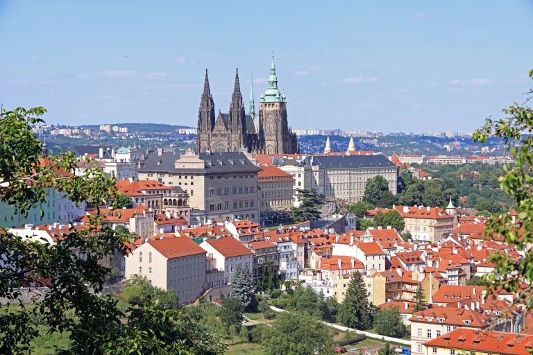 Pohľad na Prahu.