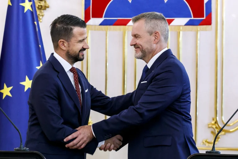 Jakov Milatović a Peter Pellegrini.