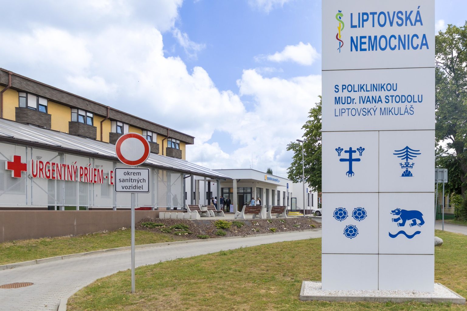 Areál nemocnice v Liptovskom Mikuláši.