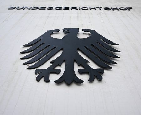 Federal eagle with the lettering "Bundesgerichtshof".