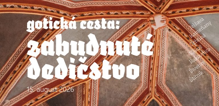 Podujatie Gotická cesta 2026.