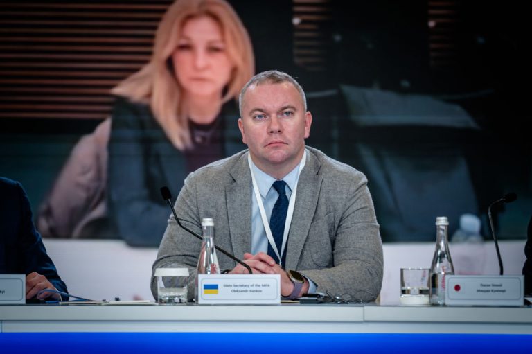 Oleksandr Bankov. Photo: Eduard Kryzhanivskyi/Ministry of Foreign Affairs of Ukraine/Global Images Ukraine via Getty Images