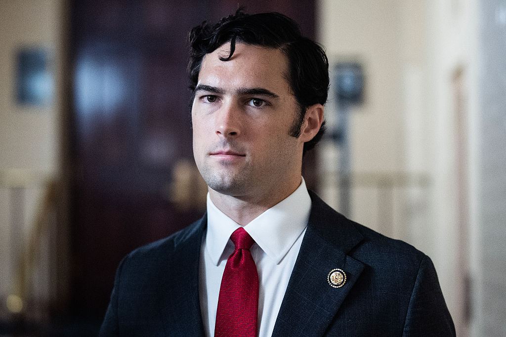 Brandon Gill at a congressional hearing.