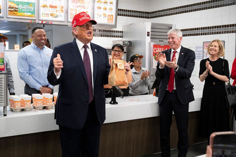 Debate over the economy and Trump.