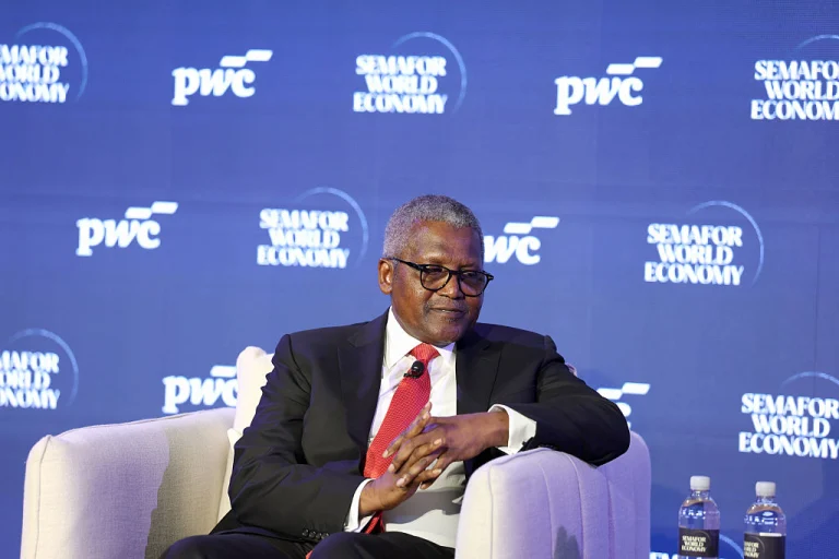 Nigerian industrialist Aliko Dangote.