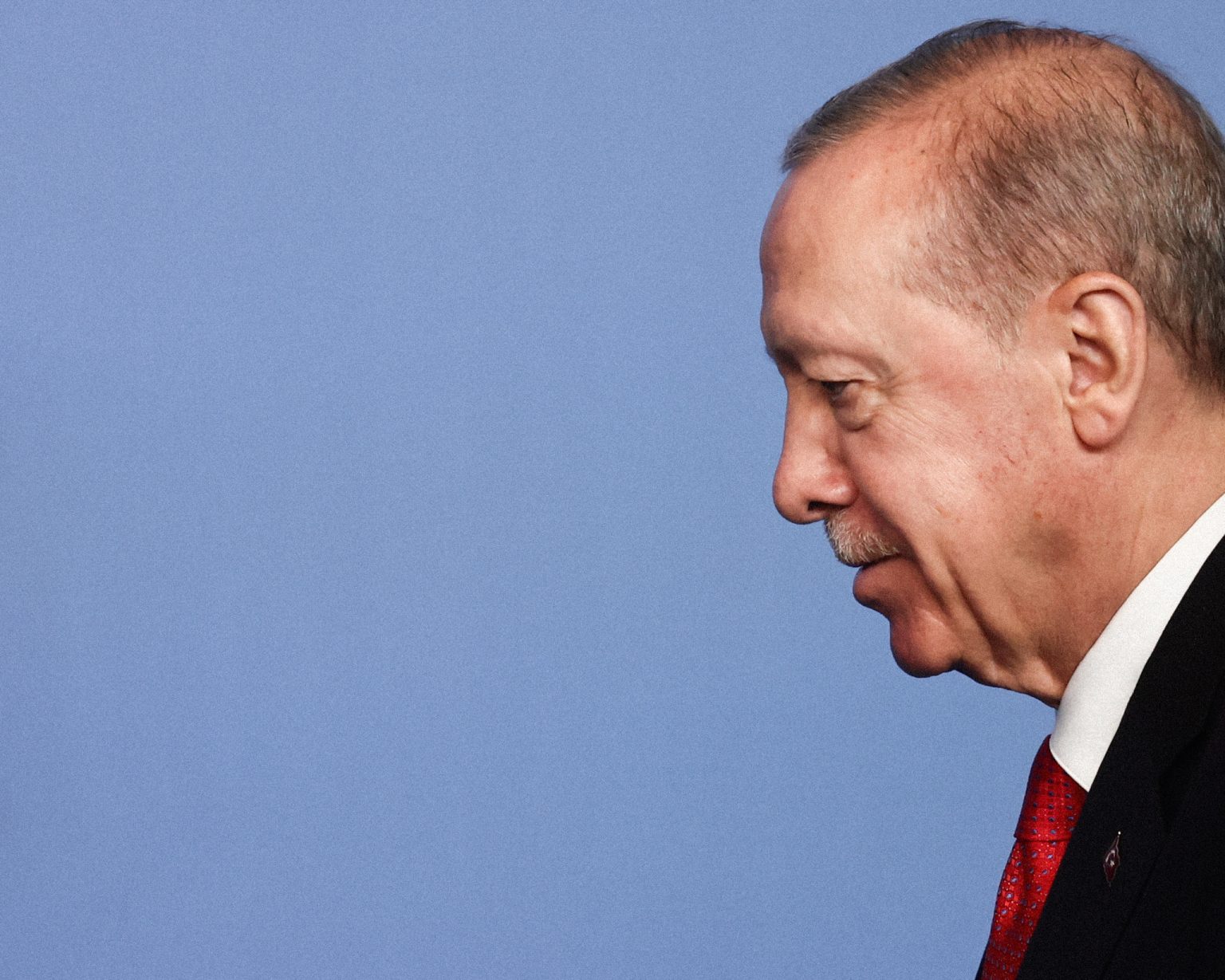 Turkish President Recep Tayyip Erdogan, pictured during the welcome ceremony at the NATO Summit in Ankara, is building a second military alliance with Saudi Arabia and Pakistan while Turkey remains a member of NATO. Photo: Jakub Porzycki/NurPhoto/Getty Images