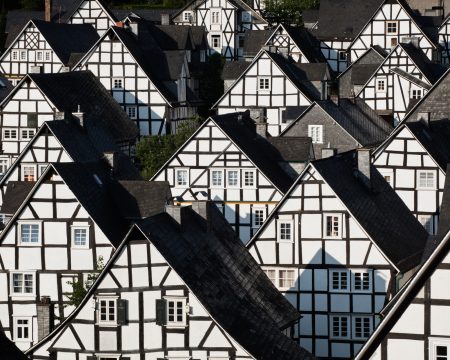 Old houses in Freudenberg, Germany: inherited homes may be cheaper, but often sit in low-demand areas and require costly renovations. Photo: Jorg Greuel/Getty Images