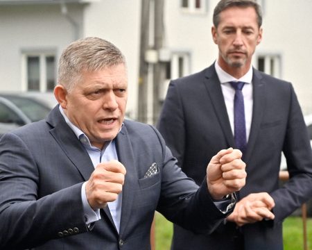 Robert Fico a Milan Majerský.