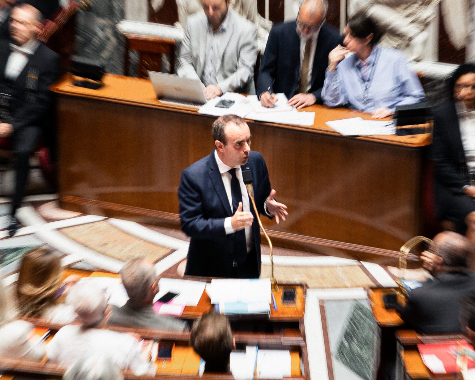 French Prime Minister Sébastien Lecornu during a government question session.