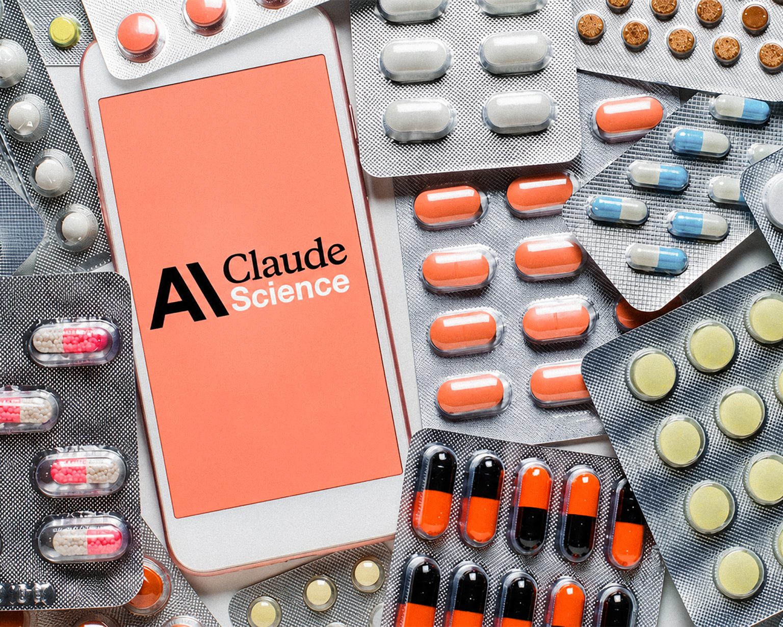 AI Claude Science still life.