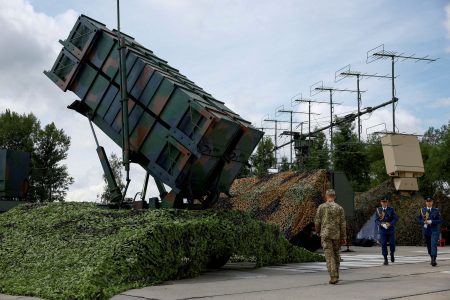 Patriot air defence system.