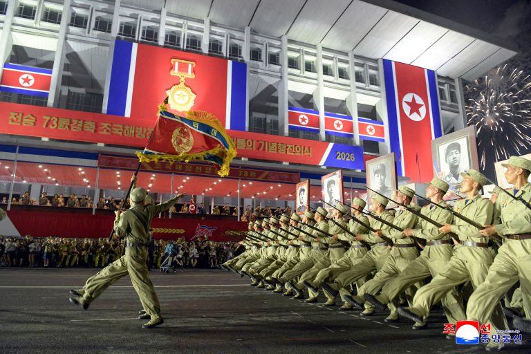 North Korean soldiers.