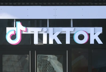 TikTok logo.